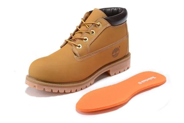 Wide Golf Shoes Waterproof Tim Premium Wheat Nubuck Waterproof Chukka Boots