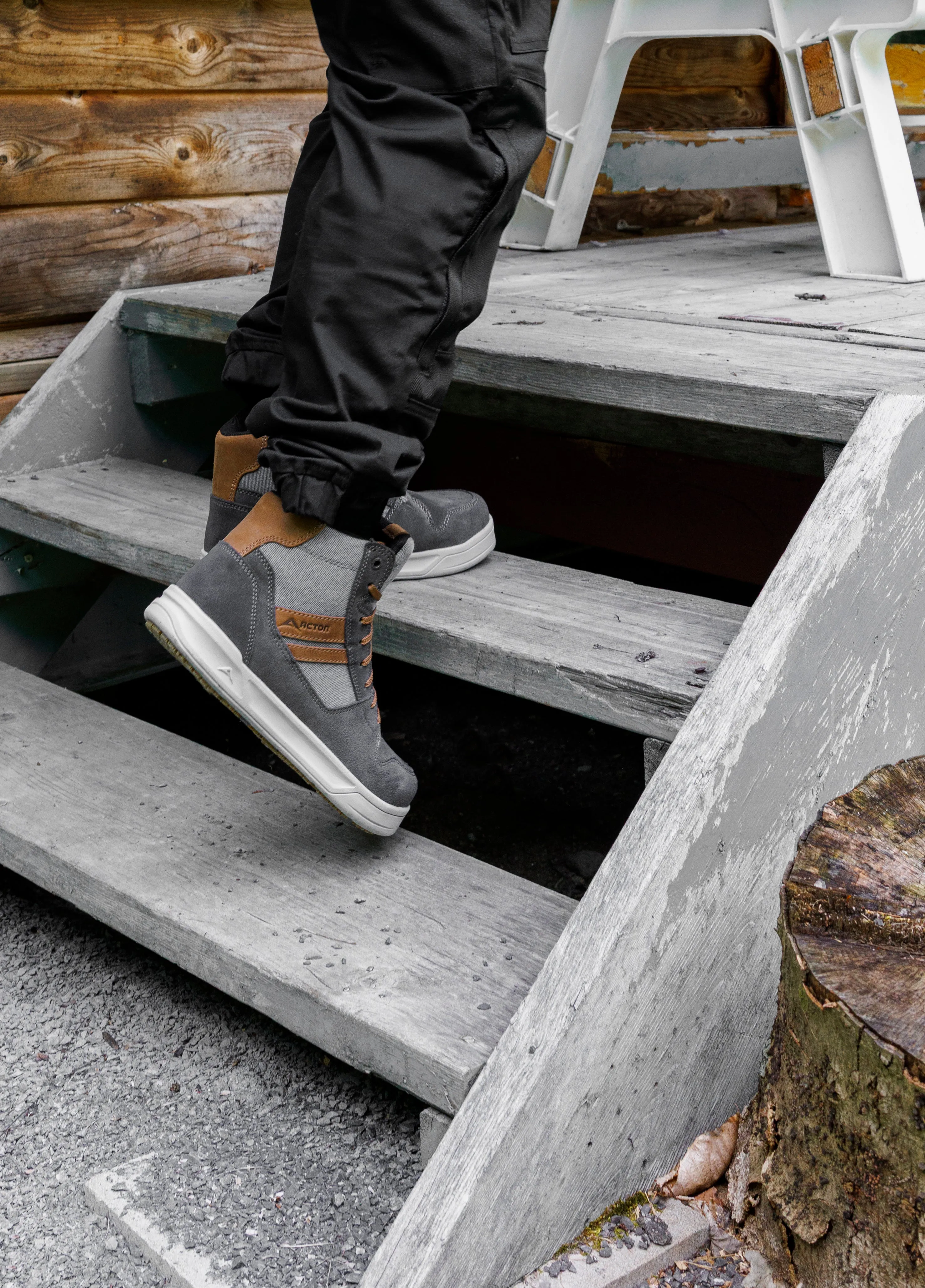 Vince Camuto Wide Calf Boots Acton Freestyle Kick Steel Toe Work Shoes with Slip-Resistant Outsole, Puncture Protection & All-Day Comfort for Demanding Jobs | Sizes 7 - 13