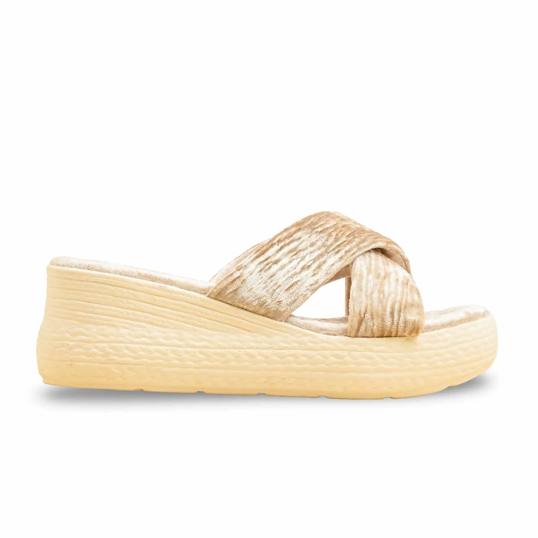Fawn Formal Slipper For Ladies PU0610 Platform.slippers
