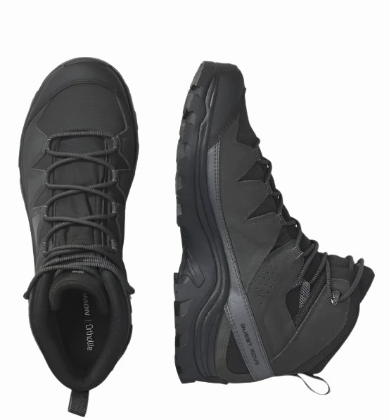 Asolo Flame Gore Tex Hiking Boots Salomon Men's Quest Rove Gore-Tex, Waterproof Backpacking & Hiking Suede Leather Boots - Black/Phantom/Magnet