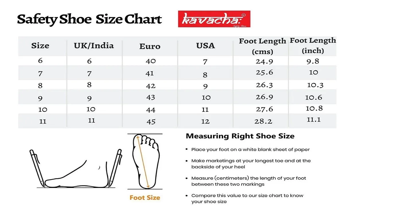 Kavacha Canvas & Leather Steel Toe Safety Shoe , S66 Boots For Men (Green) (Sale@349) Fast Running Shoes