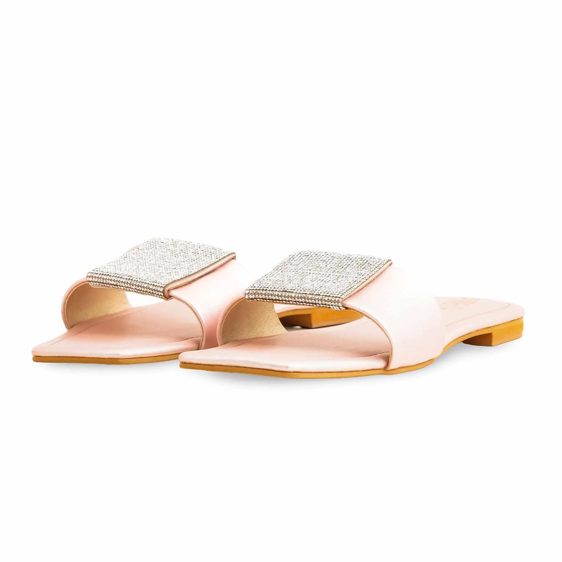 Pink Fancy Slipper For Women FN0796 Slides 80s