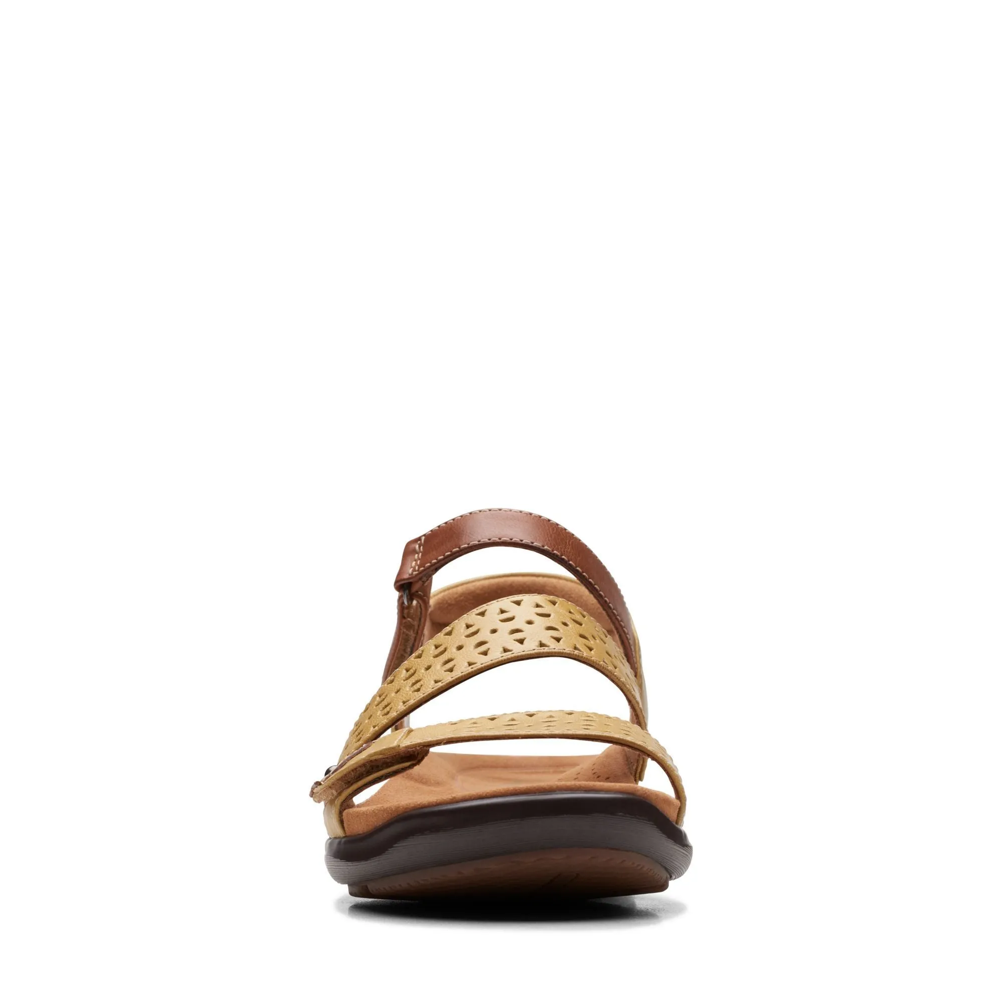CLARKS | SANDALS | WOMEN | KITLY WAY YELLOW LEATHER | YELLOW Cool Hiking Sandals