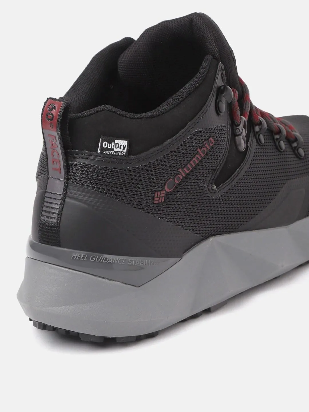 Ember Demi Trail Hiking Shoes Columbia Men Black FACET 60 OUTDRY