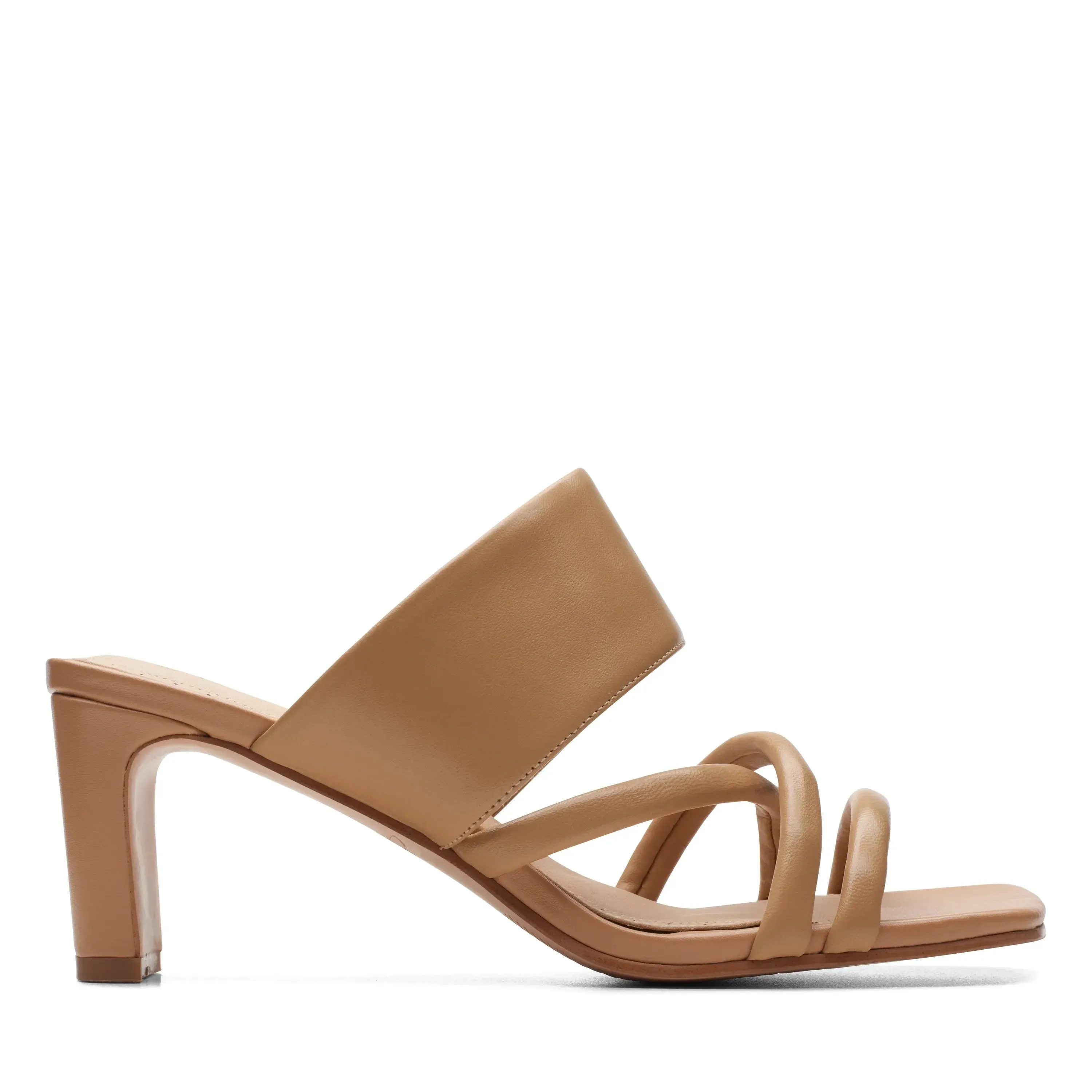 CLARKS | STRAPPY SANDALS | WOMEN | SEREN MULE CAMEL | BEIGE Spring Sandals