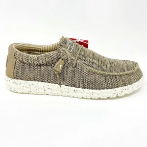 Zero Drop Casual Shoes Hey Dude Mens Wally Sox Brown Slip On Comfort Casual Shoes