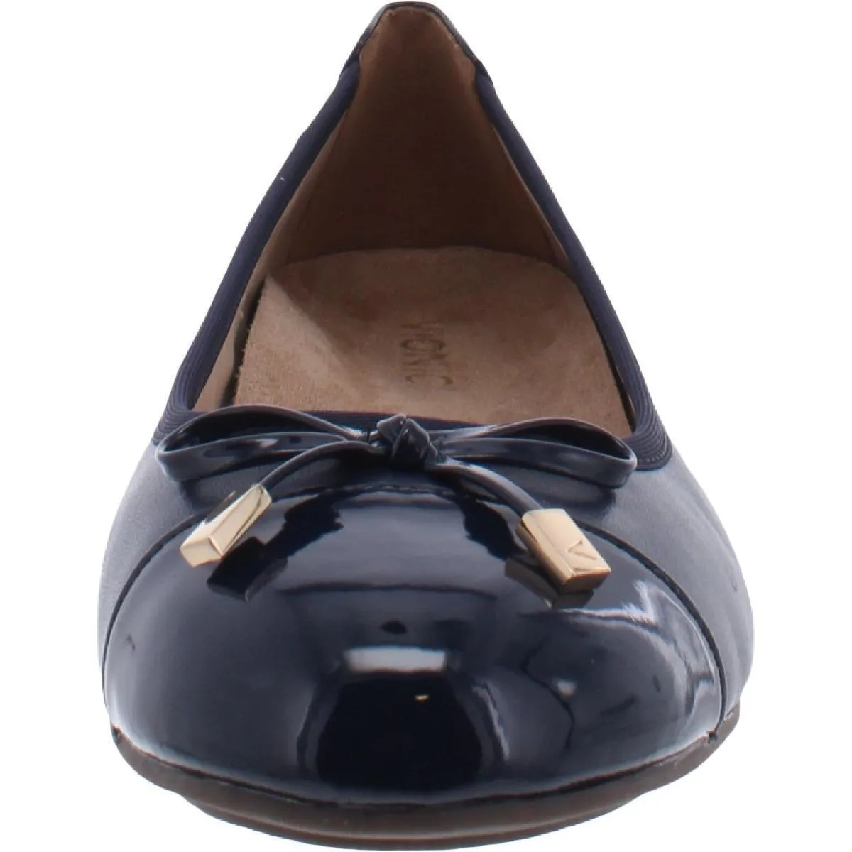 Vionic Minna Navy Nappa Leather Flat Sandals  Orthotic Superior Arch Support, Stylish & Comfortable Footwear Ancient Greek Sandals Sale