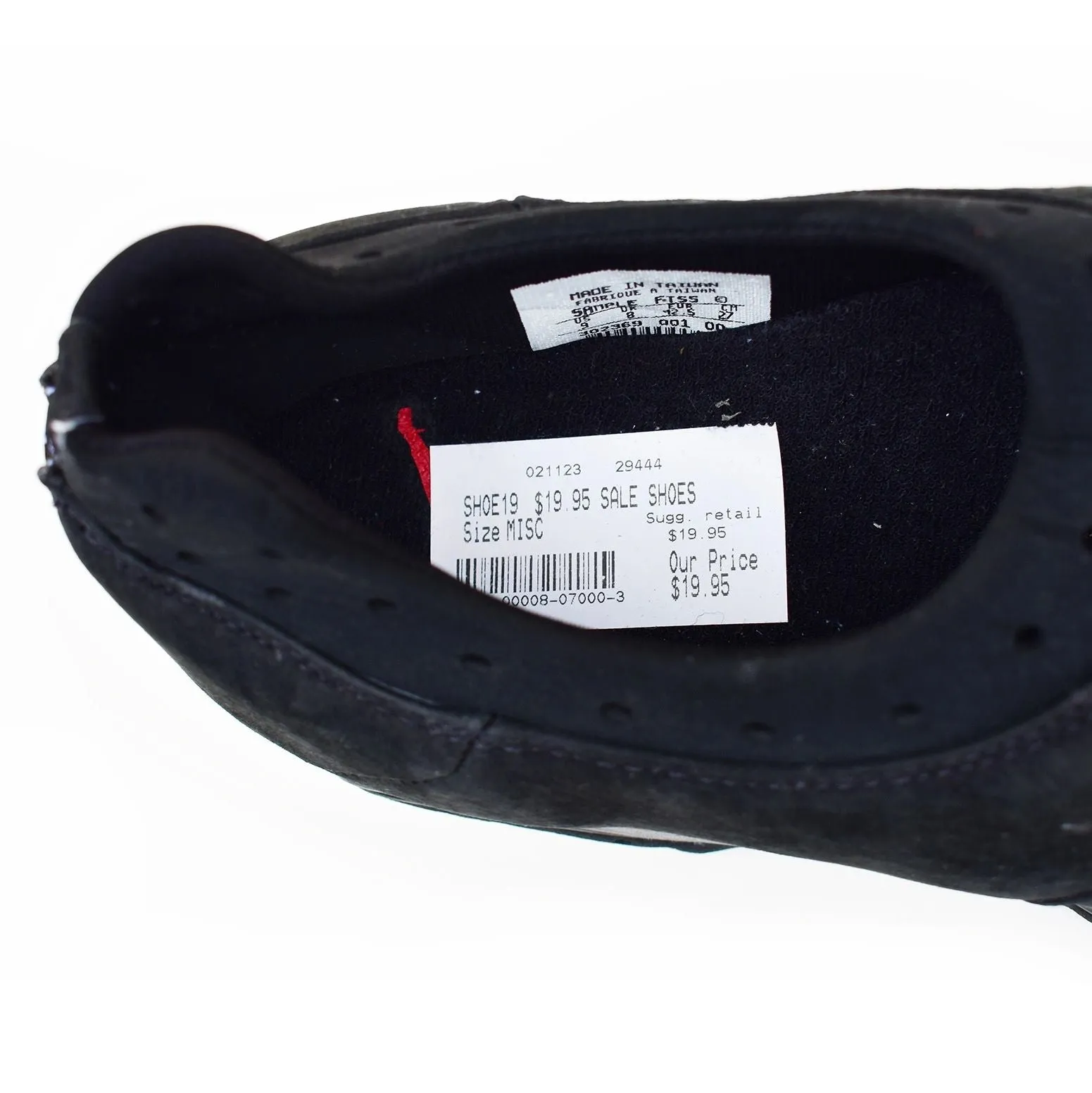 Nike Air Jordan 7 VII Sample Low Slip-On Two3 New Size 9 Blk Sneakers