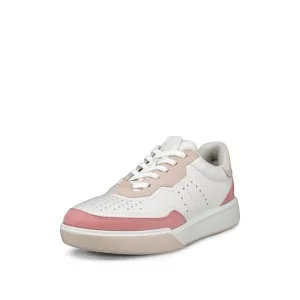 Ecco Street Court Sneakers - Old Rose/White Sneakers For Back Pain