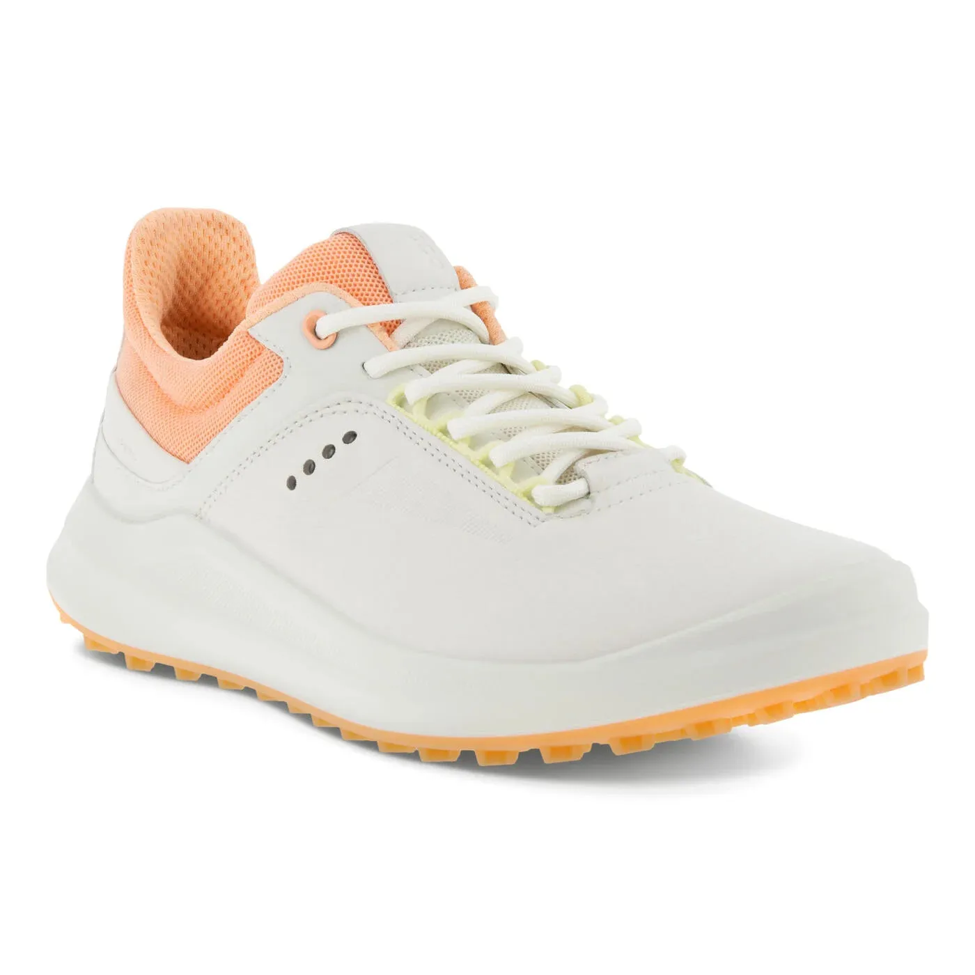Ecco Womens Golf Core Shoes - PEACH NECTAR Best Golf Shoes With Spikes