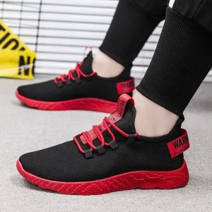 Fashion Men Sneakers Mesh Casual Shoes Lac-up Mens Shoes Lightweight Vulcanize Shoes Walking Sneakers Zapatillas Hombre Insoles For Sneakers Too Big