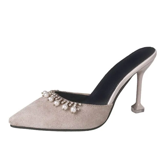 Beachwear Sandals Chain Heels