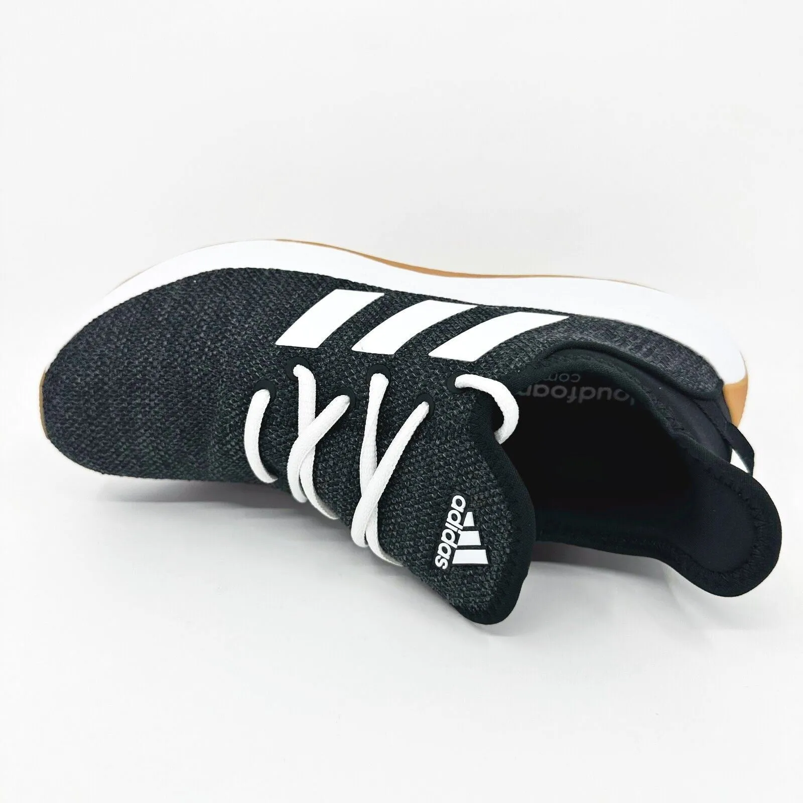 Shoe Stores Birch Run Mi Adidas Cloudfoam Pure SPW Black White Gum Womens Running Shoes IG2530