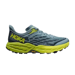 Hoka One One Speedgoat 5 Stone Blue Dark Citron Shoes Roanoke Va