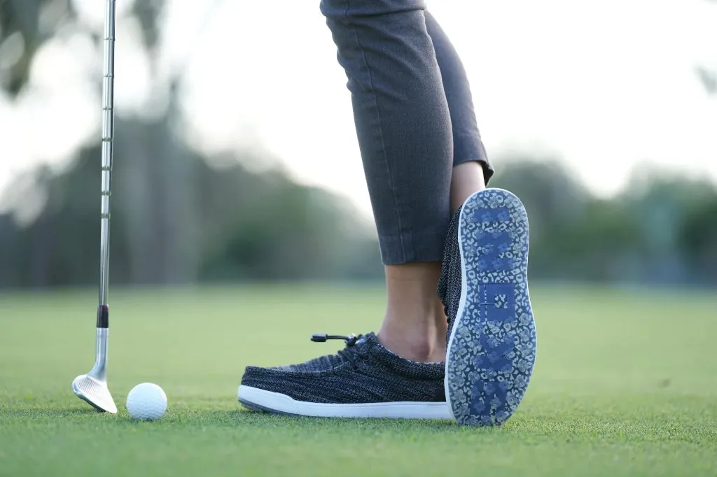 Flat Golf Shoes New Skoni Women's Golf Shoes - Black