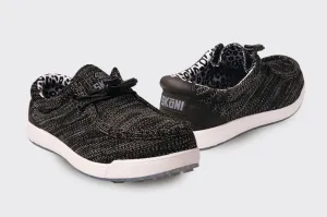 New Skoni Women's Golf Shoes - Black Contour Series Golf Shoes