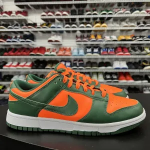 Sneakers On Sale Near Me Nike Dunk Low Miami Hurricanes DD1391 300 Men's Size 9