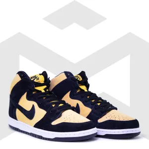 Nike SB Dunk High Pro Reverse Goldenrod Nike Slip On Shoes No Laces