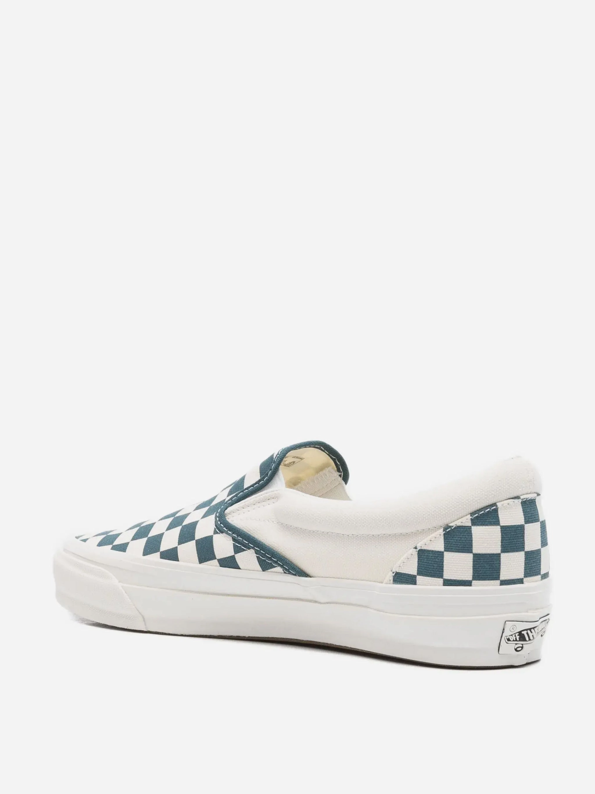 Powder Blue Flat Shoes VANS - Men LX Classic Slip-On 98 Sneaker