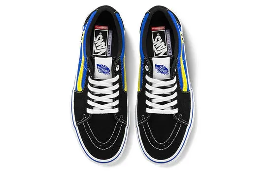 Vans Skate SK8 Low Black Dazzling Blue Shoes Skate Type Shoes