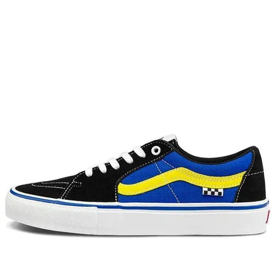 Vans Skate SK8 Low Black Dazzling Blue Shoes Adios Skate