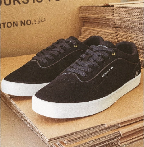 Hours is Yours Code V2 Skate Shoe - Black/Off White Minimalist Skate Shoes
