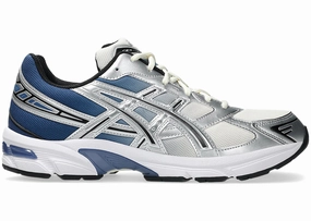 Asics Netburner Ballistic Flytefoam Mid Top Volleyball Shoes ASICS Gel-1130 Blue Pure Silver Gradient