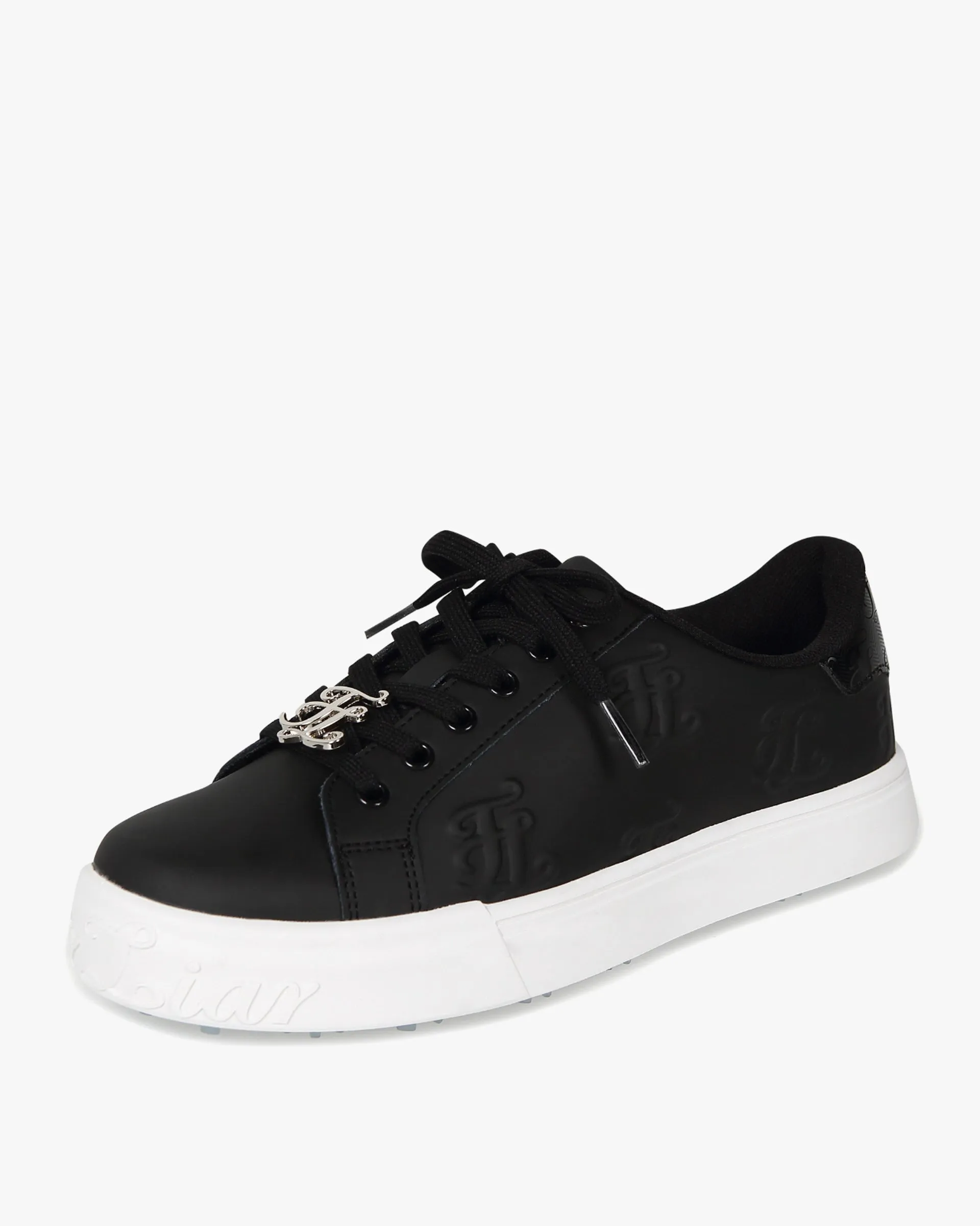 Embroidered Logo Golf Shoes (Black) Keegan Bradley Golf