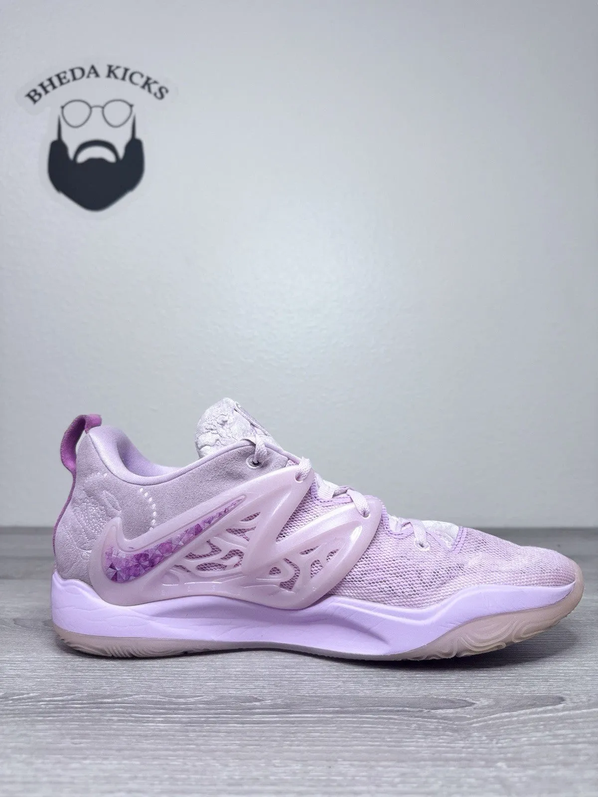 Size 15 - Nike KD15 NRG Low Aunt Pearl Pink Basketball Shoes DQ3851-600 Men Aloha Sneakers