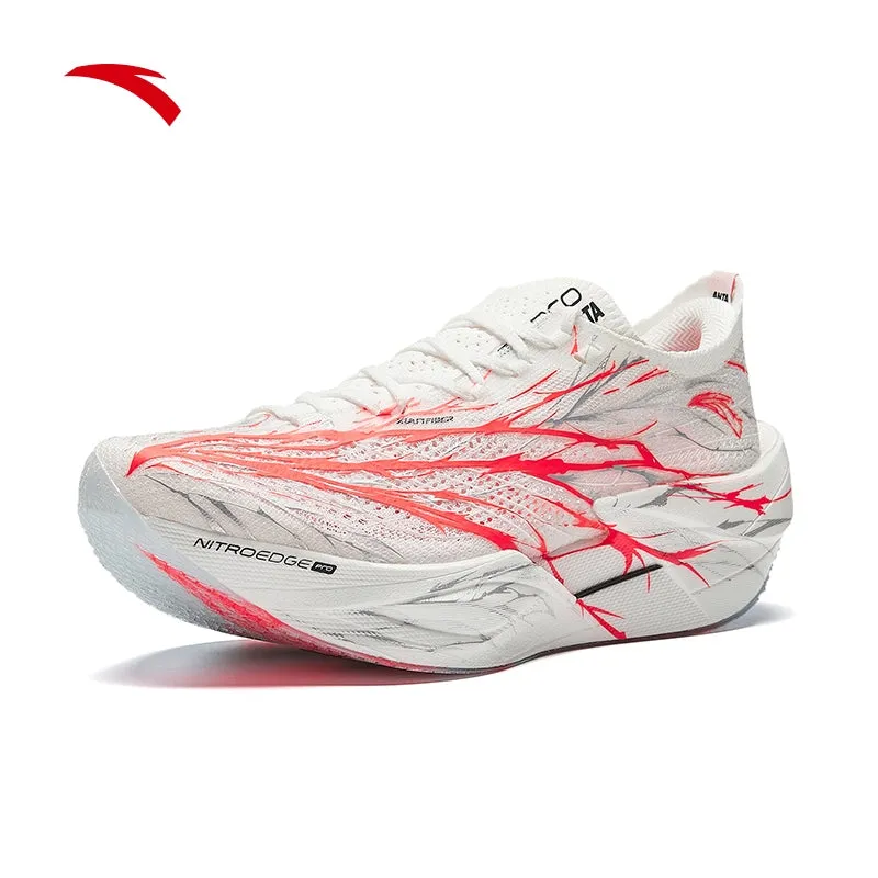 ANTA Men C202 6 PRO Running Shoes 1125B5576-1 -White/Red/Silver (Kasut Larian Lelaki) Top Rated Running Shoes 2025