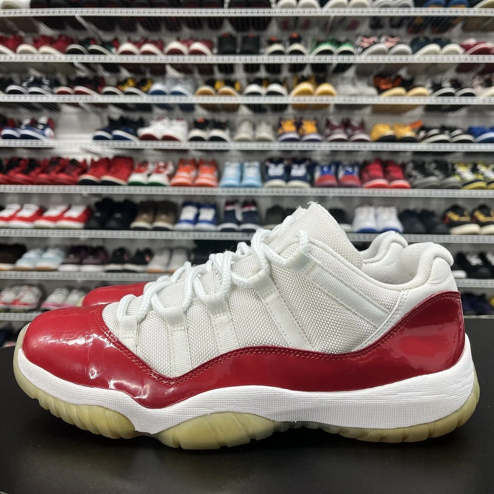 List Of Sneakers Nike Air Jordan 11 Retro Low Cherry 2016 528895-102 Men's Size 10