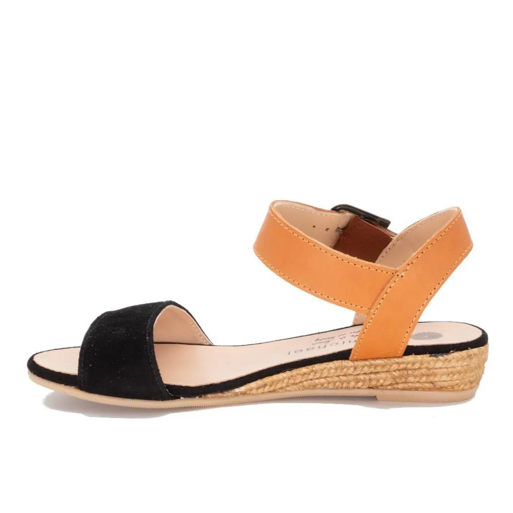 Peep Toe High Heel Sandals Eric Michael Amanda Black