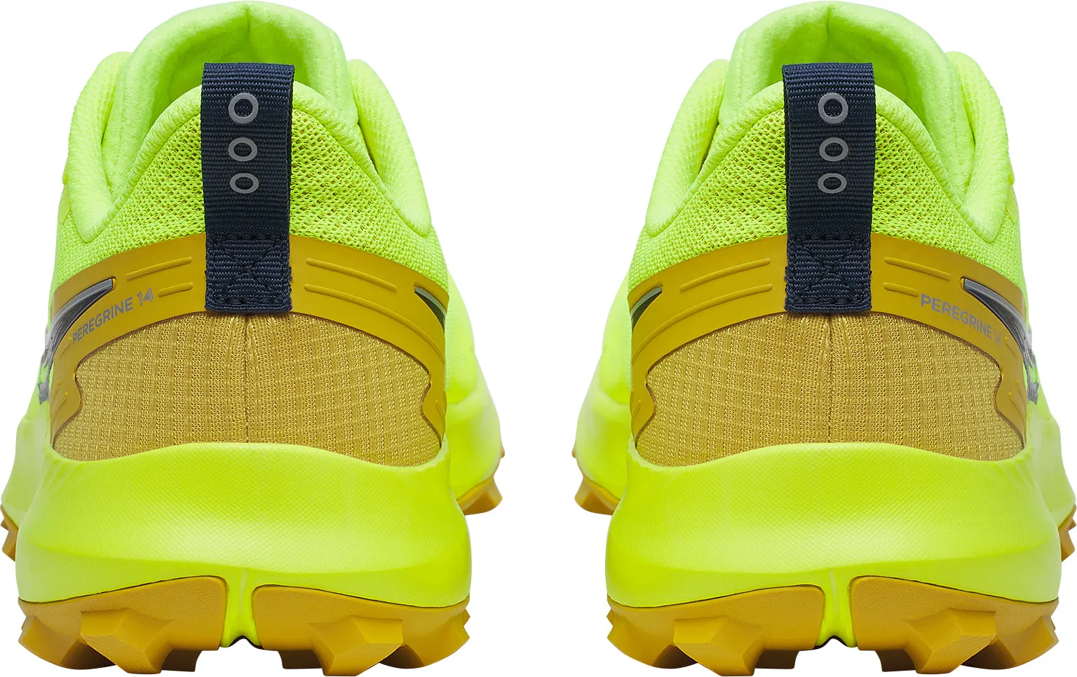 Trail Kiger Shoes Saucony Peregrine 14 Mens Trail Running Shoes - Yellow