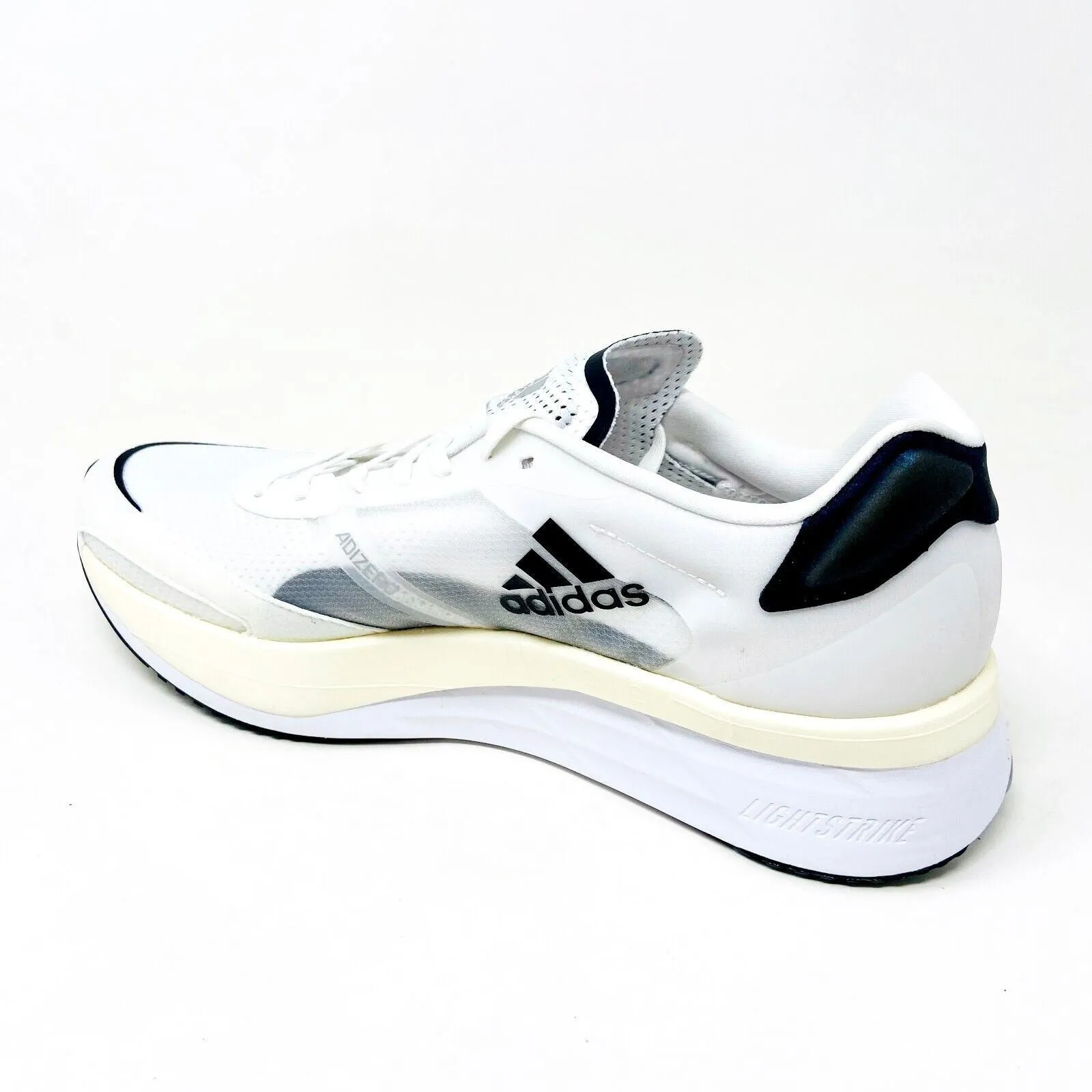 Running Tennis Shoes Review Adidas Adizero Boston 10 White Black Mens Athletic Running Shoes GY0928