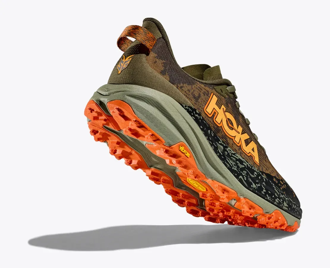 Hoka Speedgoat 6 Wide Men's - Antique olive / Squash Durham Nc