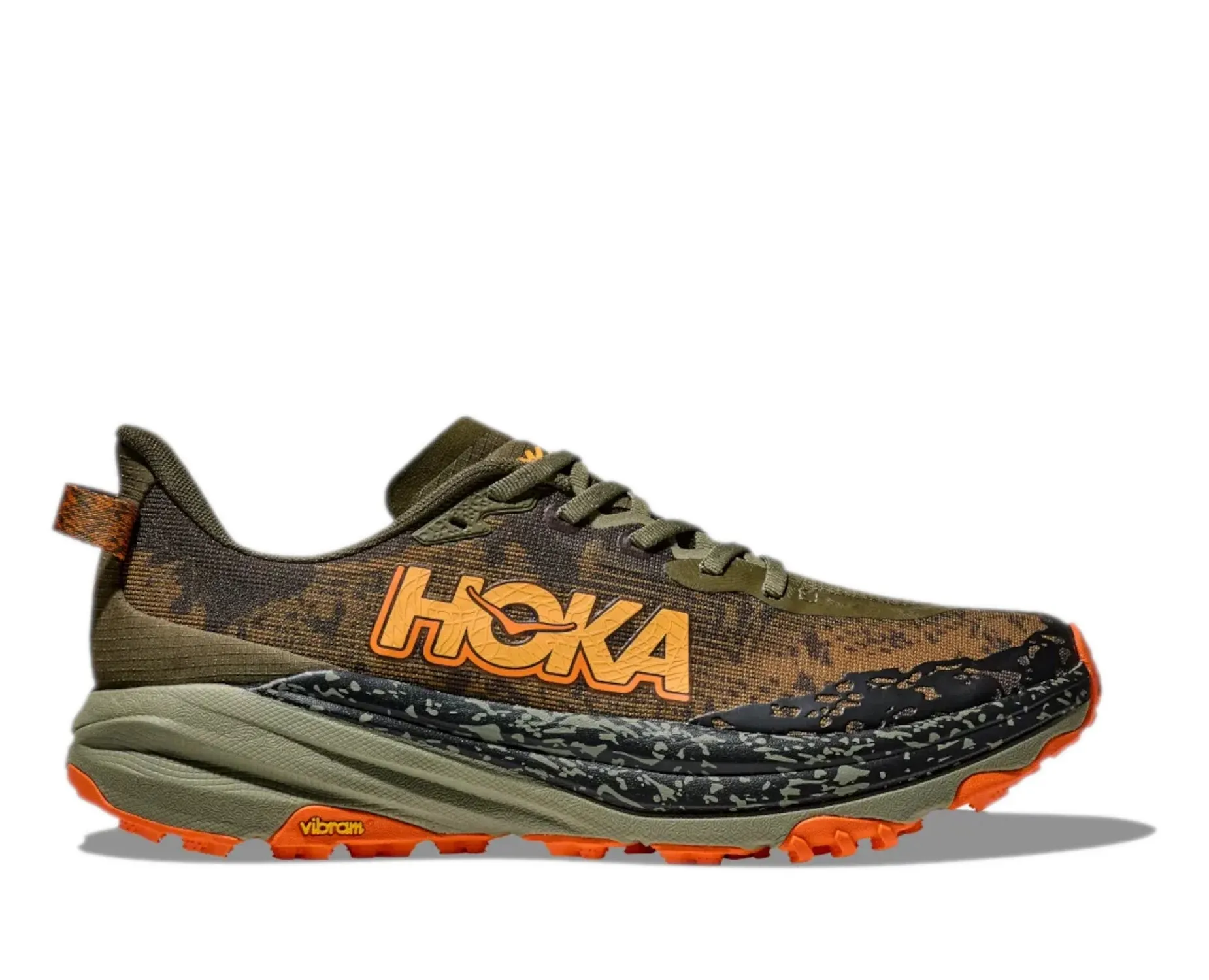 Alexandria Va Hoka Speedgoat 6 Wide Men's - Antique olive / Squash