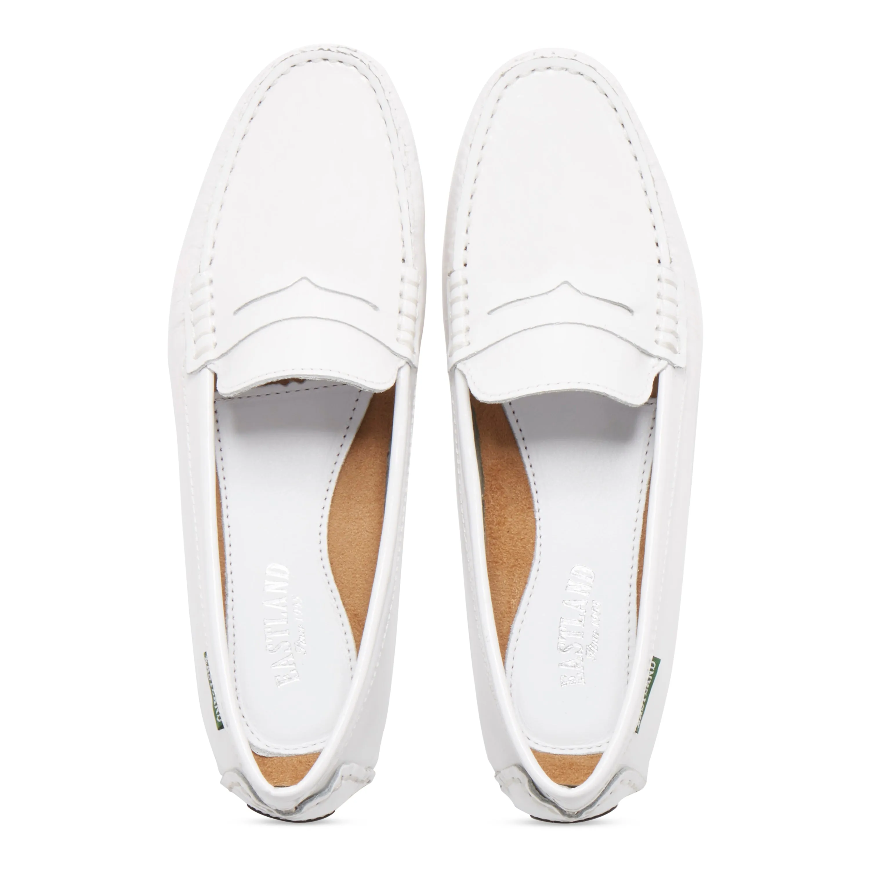 Women's Patricia Penny Loafer Driving Moc White Patent Michael Kors Platform Loafers