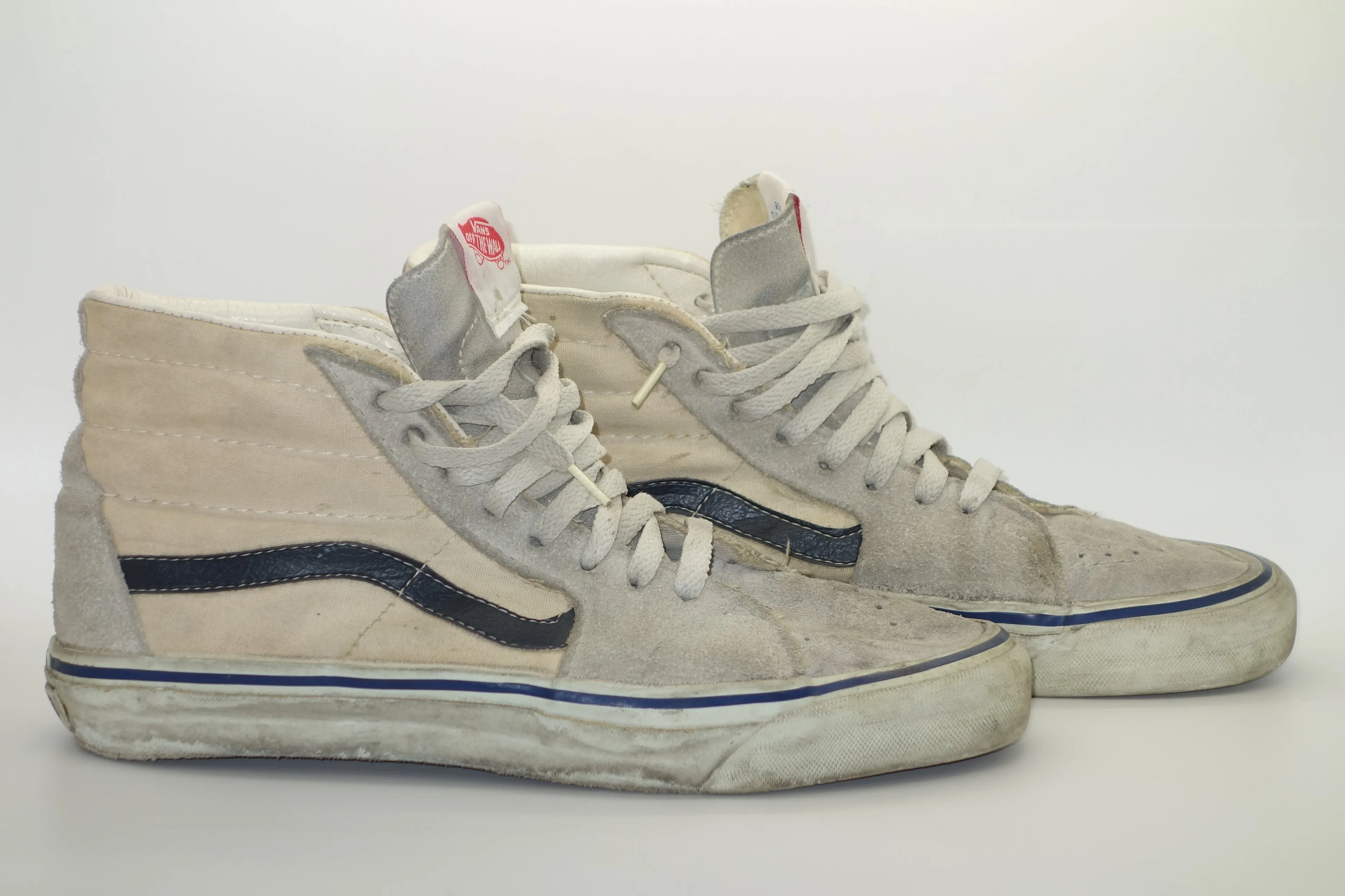 Skate Shoes Toe Cap vintage van's style #38 ~ US9