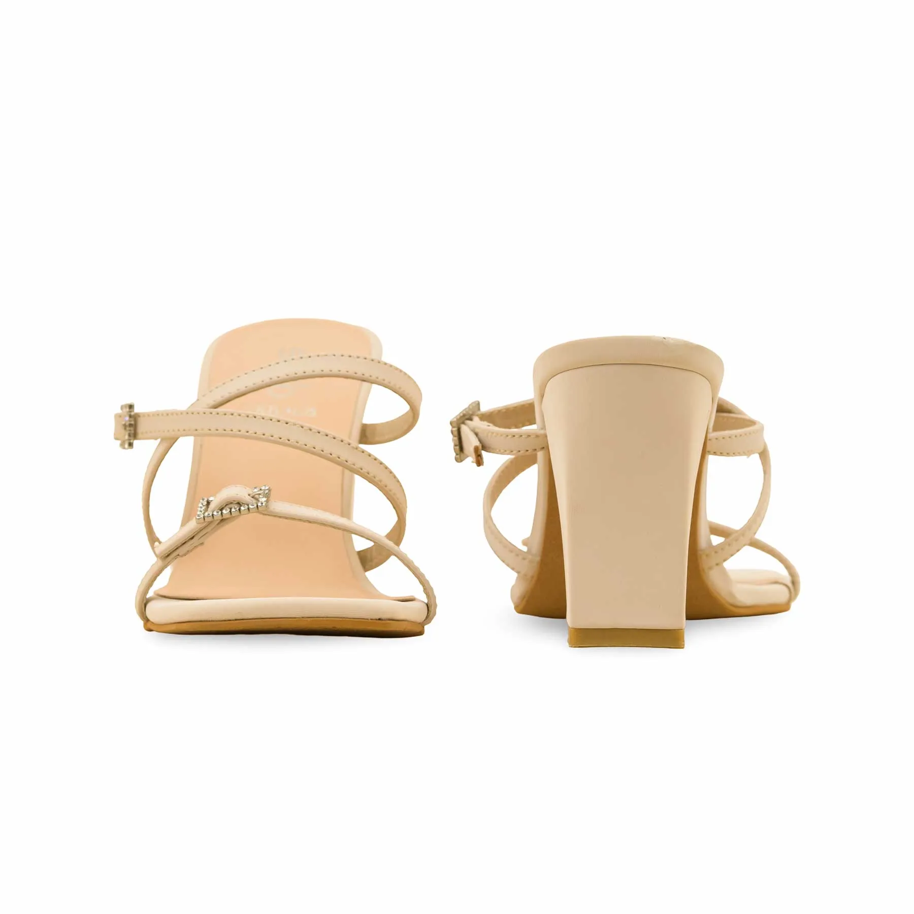 Wedge Heel Slippers Fawn Formal Slipper For Women FR8368