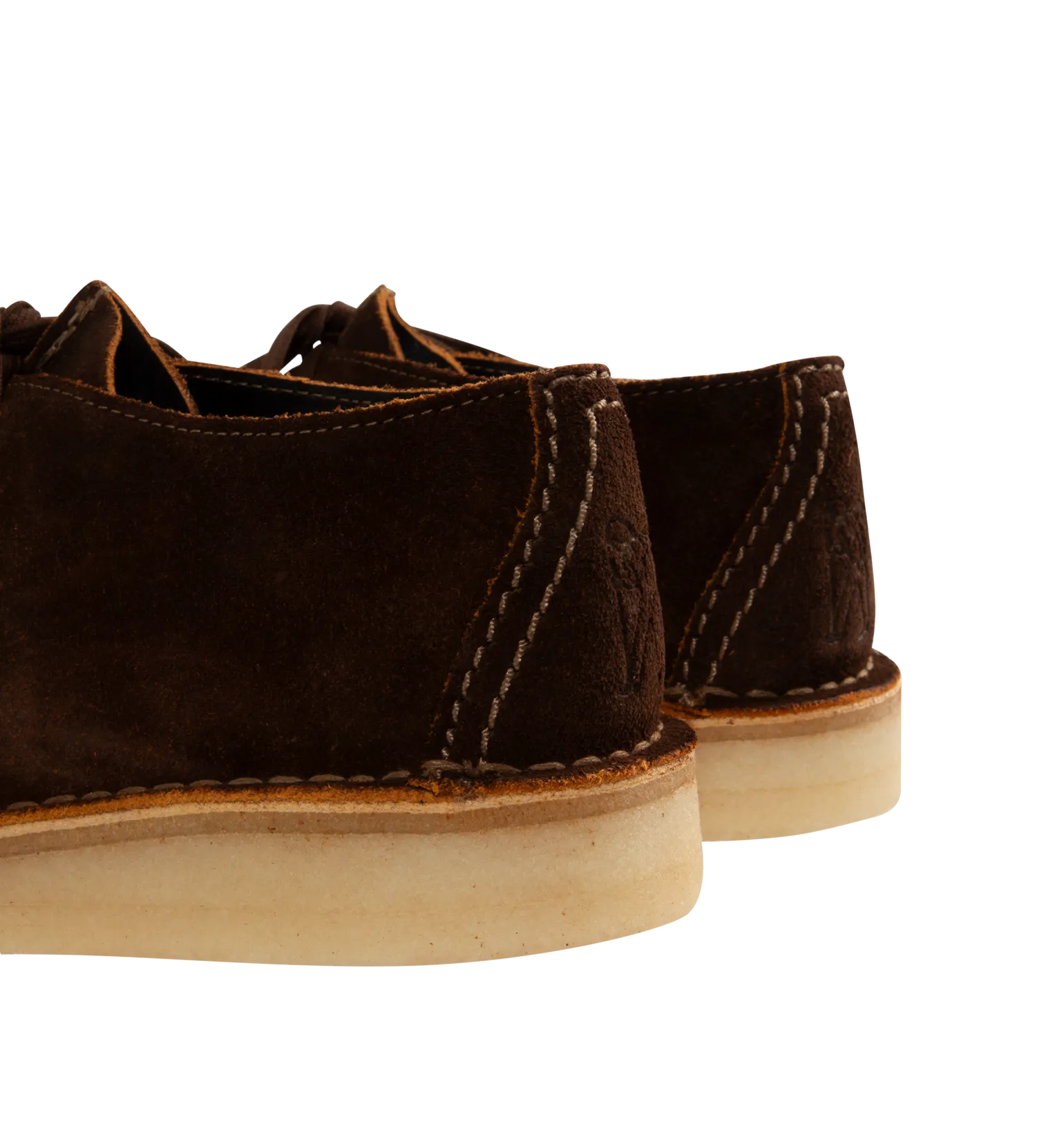 Men's Clarks Desert Trek Suede - Brown/Chestnut Oxford Style Casual Shoes