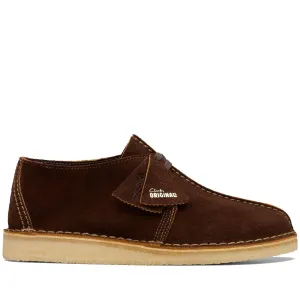 Office Smart Casual Shoes Men's Clarks Desert Trek Suede - Brown/Chestnut