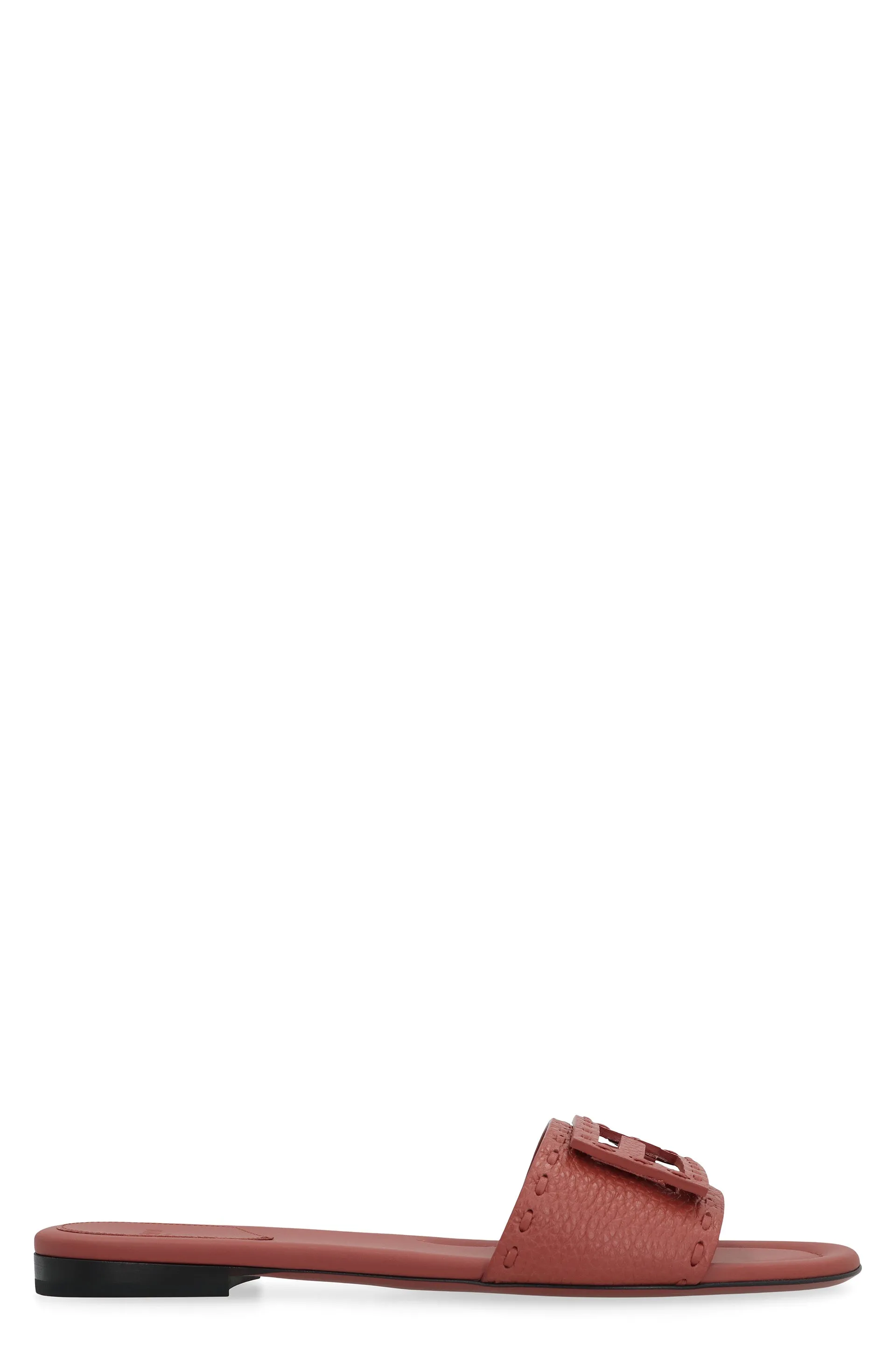 Artisan Sandals FENDI Leather Slide Sandals