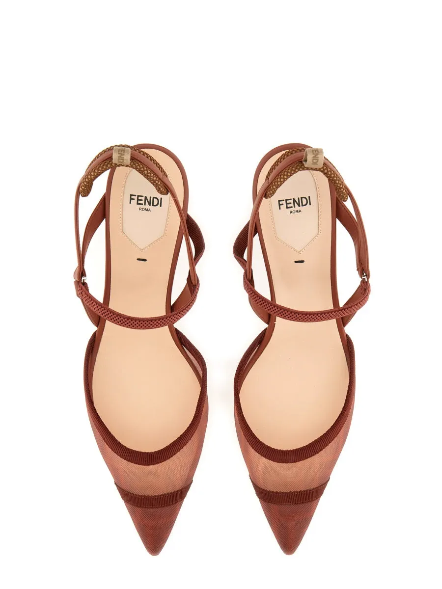 Swords And Sandals 2 FENDI Slingback Hummingbird Lite Sandals for Women