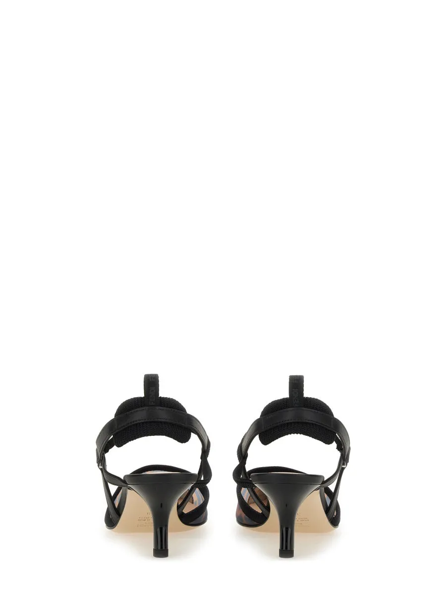 Sandals Travel Agent Login FENDI Slingback Hummingbird Lite Sandals for Women