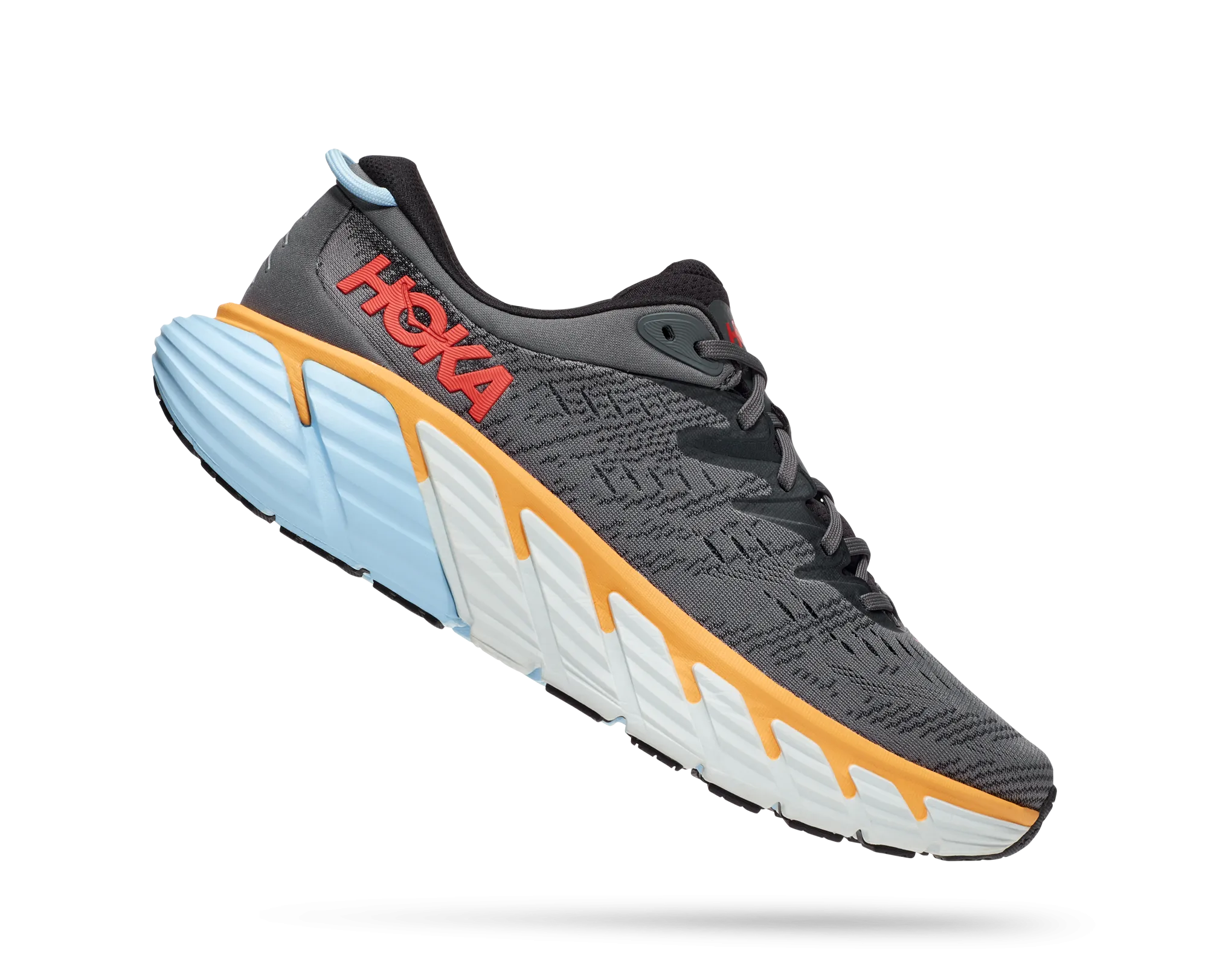 HOKA ONE ONE Men's Gaviota 4 Grey And Orange