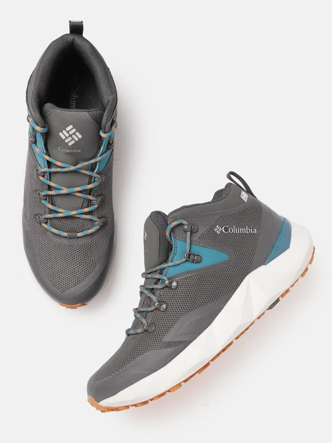 Vented Hiking Shoes Columbia Men Grey FACET 60 OUTDRY