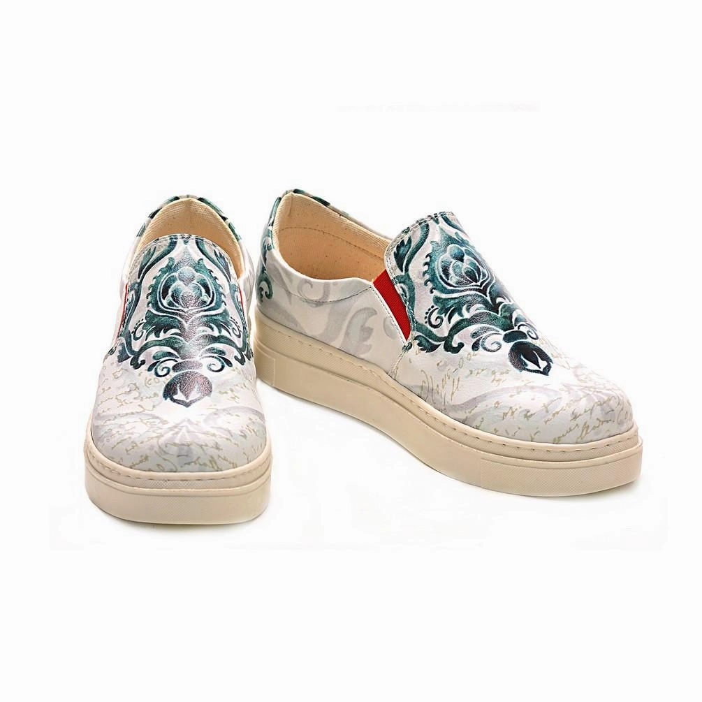 Pattern Sneaker Shoes NVN111 High Heel Foot Damage