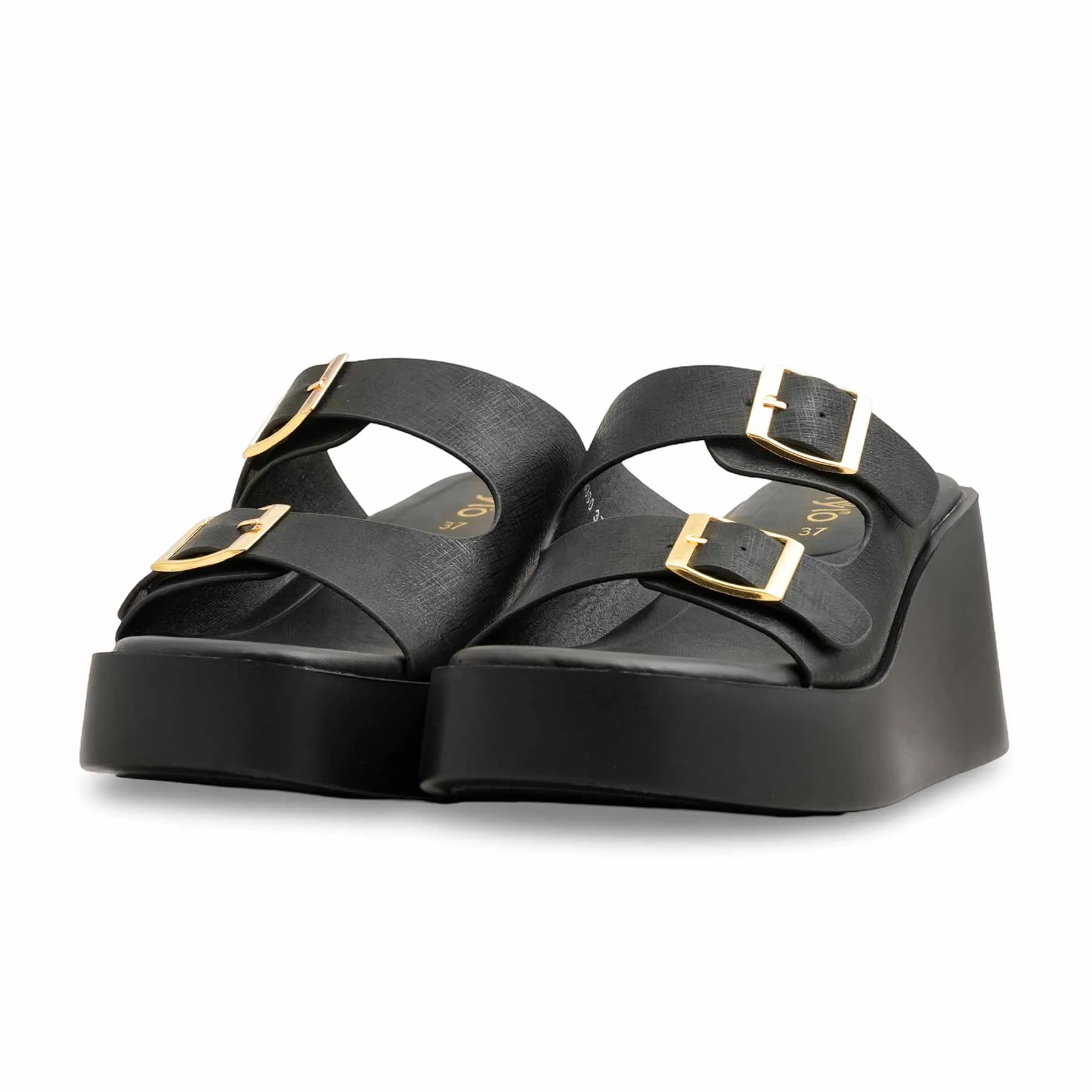 Black Formal Women Slipper PU0390 Best Recovery Slippers