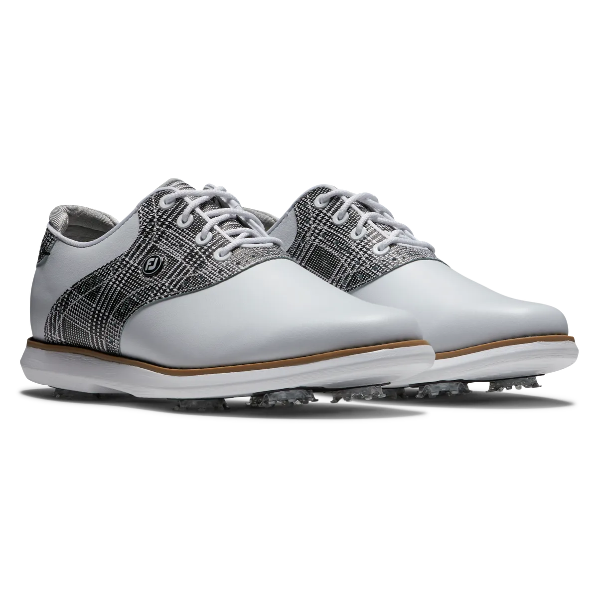 FootJoy Women's Traditions- White/Grey Golf Shoes Review Dunham's Golf