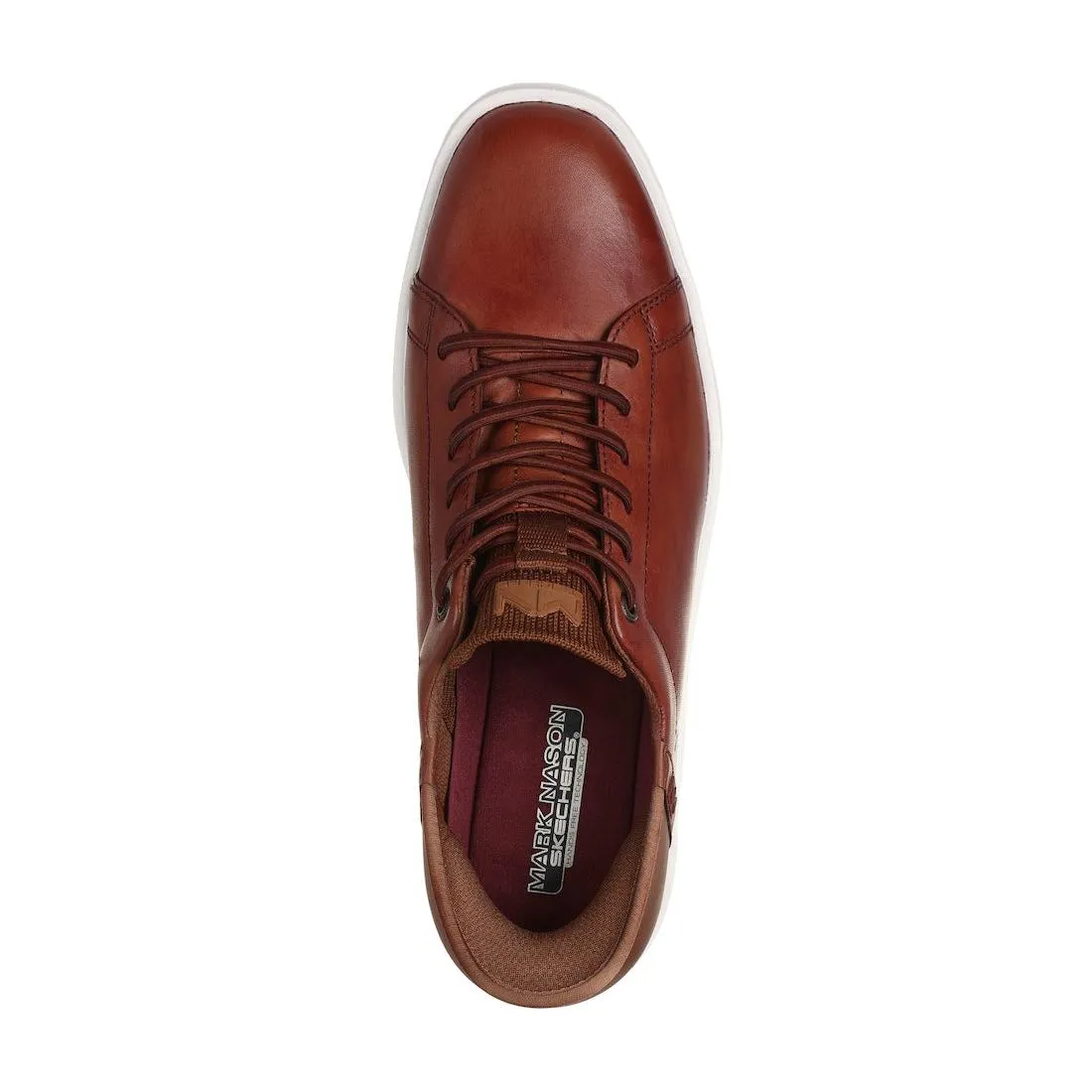 Skechers Mark Nason 205059 Casual Glide Cell Abbott Mens Cognac Leather & Textile Lace Up Trainers Perry Ellis Sammy Casual Shoes